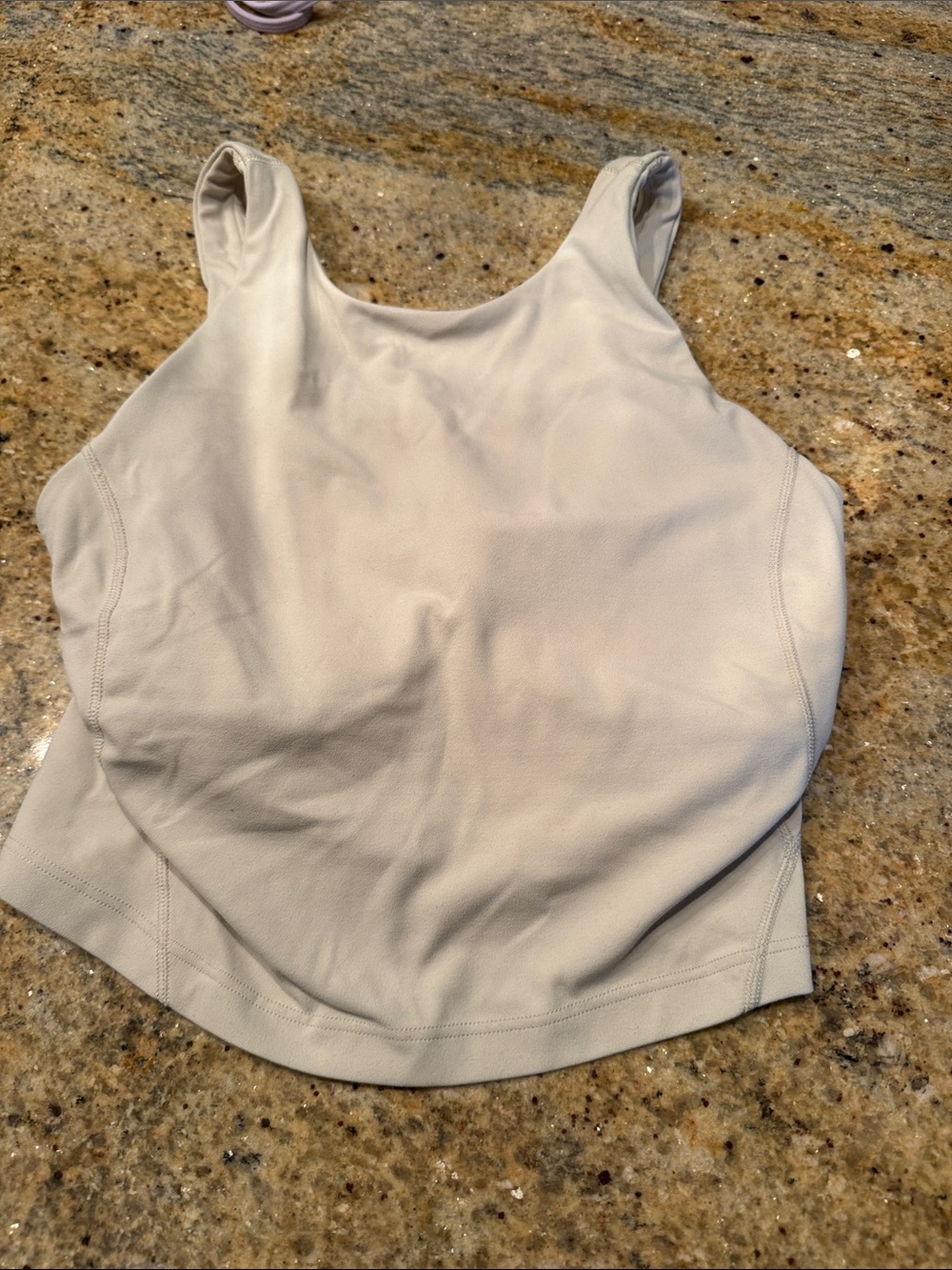 lululemon athletica Light Beige Tank Top
